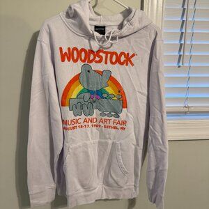 NWOT Mens Woodstock Hoodie Vintage Style